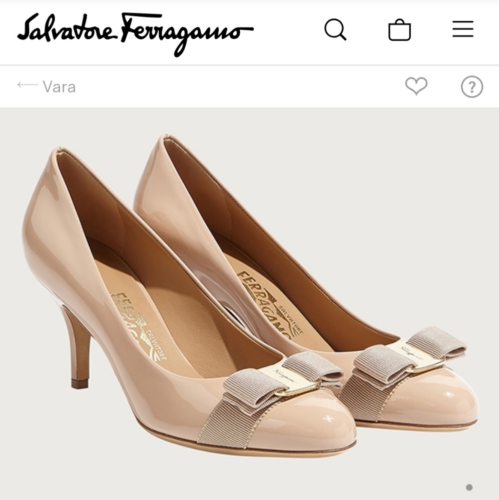Salvatore Ferragamo Vira Bow Pump Shoe